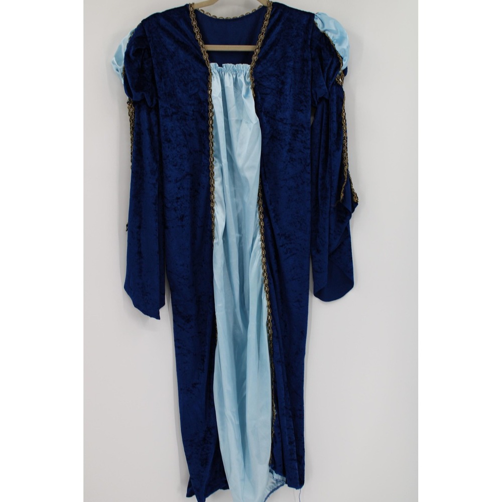 Rubie's Juliet Dress Womens Large Blue Renaissance Costume Medieval Gown Theater